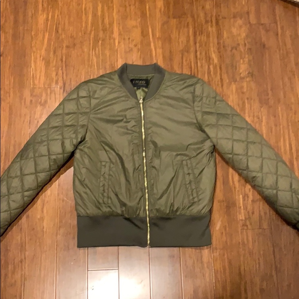 Hunter Green Bomber Jacket